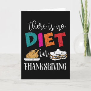 Er Is Geen Dieet Tijdens Thanksgiving Familie Over Kaart