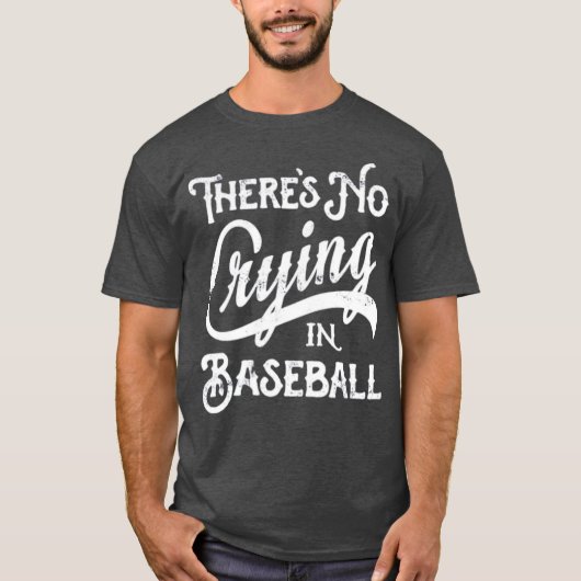 Er is geen droging in honkbal t-shirt (Voorkant)