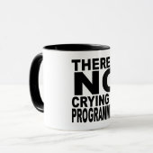 Er is geen droging in programmering mok (Voorkant links)