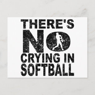 Er is geen droging in Softball Briefkaart