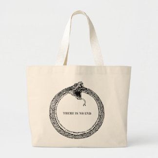 Er is geen einde grote tote bag