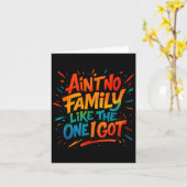 Er is geen familie zoals de familie die ik heb Gra Kaart (Gele Bloem)
