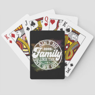 Er is geen familie zoals humor leuk verjaardagsfee pokerkaarten