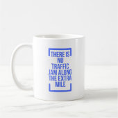 Er is geen file langs de extra mijl koffiemok (Links)