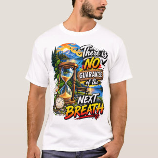 Er Is Geen Garantie Voor De Volgende Adem T-shirt