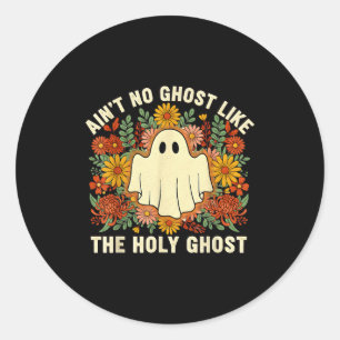 Er is geen geest als de Heilige Geest Kerstmis Hal Ronde Sticker
