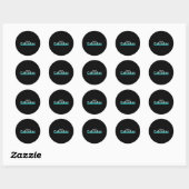 Er is geen gehuil in Calculus Wiskunde Nerd Ge Ronde Sticker (Vel)