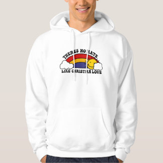 Er is geen haat zoals Christelijke regenboog Hoodie