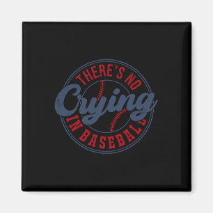 Er is geen huilen in honkbal grappige spel dag bas magneet