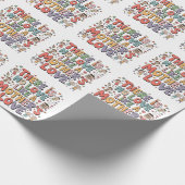 Er is geen liefde zoals een moeders liefde cadeaupapier (Hoek)