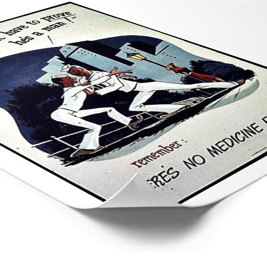 Er is geen medicijn voor spijt. poster (Hoek)