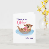 Er is geen OTTER zoals jij - woordspeling over die Kaart (Gele Bloem)