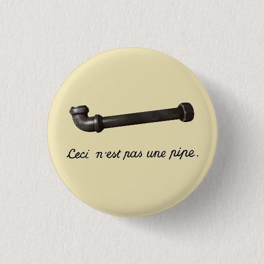 Er is geen pijp ronde button 3,2 cm (Voorkant)