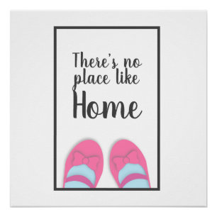 Er is geen plaats zoals de verwarmende gift van perfect poster
