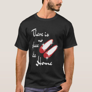 Er is geen plaats zoals een prachtige tovenaar van t-shirt