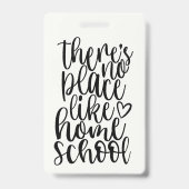 Er is geen plaats zoals het Bladwijzer van de thui Badge (Front)