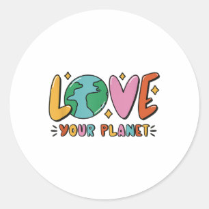 Er is geen plan B voor klimaatbescherming Ronde Sticker