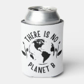 Er is geen planeet B Aarde Blikjeskoeler (Blikje Voorkant)