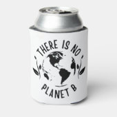 Er is geen planeet B Aarde Blikjeskoeler (Blikje Achterkant)