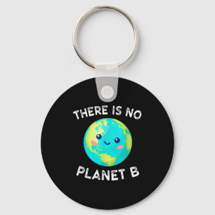 Er is geen planeet B Aarde Globale Opwarming Milie Sleutelhanger