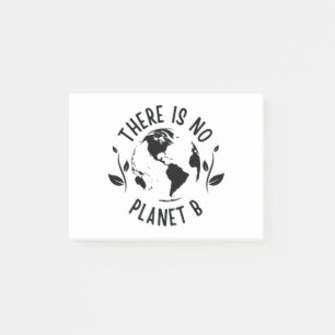 Er is geen planeet B Aarde Post-it® Notes