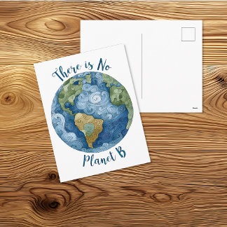 Er Is Geen Planeet B Briefkaart
