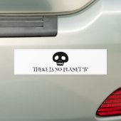 Er is geen planeet B Bumpersticker (Op auto)