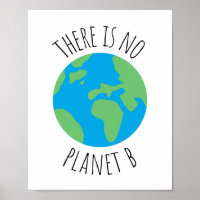 Er is geen planeet B, denk groen, planeet, klimaat