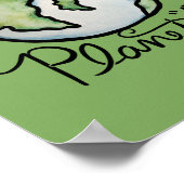 Er is geen planeet B Earth Day Poster (Hoek)