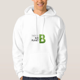 Er is geen planeet B - groene aarde typografie Hoodie