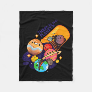 Er is geen planeet B kledingontwerp  Fleece Deken