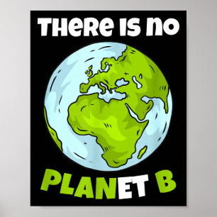 Er Is Geen Planeet B Milieubewustzijn Milieu Poster