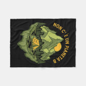 Er is geen planeet door Moeder Aarde Fleece Deken (Voorkant (Horizontaal))