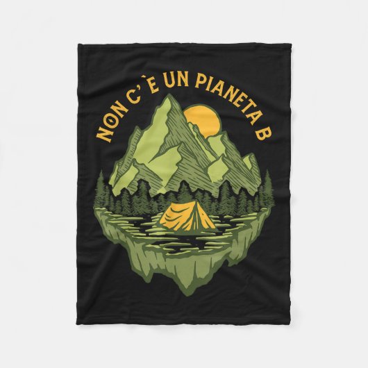 Er is geen planeet door Moeder Aarde Fleece Deken (Voorkant)