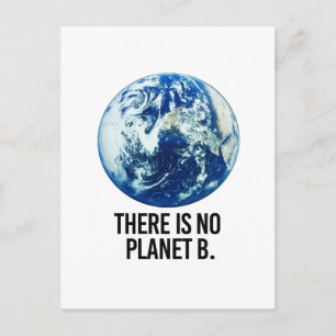 Er is geen Planet B Briefkaart