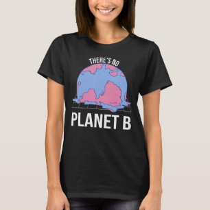 Er is geen Planet B Climate Change Retro Style EA T-shirt