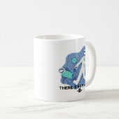 Er is geen planet B - Earth Day (Sketchy Texture) Koffiemok (Voorkant rechts)