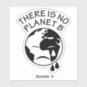 Er is geen planet B, Vegan Activism Sticker (Vel)