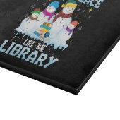 Er is geen plek als de bibliotheek met Kerstmis Snijplank (Hoek)