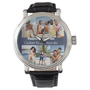 Er is geen plek zoals Coolum Beach 6 foto Horloge