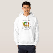 Er is geen plek zoals Gnome, kerst Hoodie (Voorkant volledig)