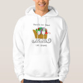 Er is geen plek zoals Gnome, kerst Hoodie (Voorkant)