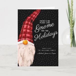 Er is geen plek zoals Gnome voor de Feestdagen Kaart