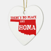Er is geen plek zoals Homa Oklahoma Keramisch Ornament (Links)