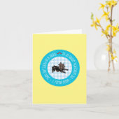 Er is geen plek zoals thuis -  kaart (Gele Bloem)