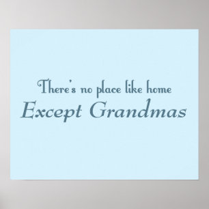 Er is geen plek zoals thuis poster