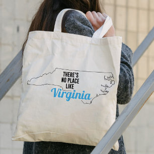 Er is geen plek zoals Virginia, Canvas tas, mam Gi Tote Bag