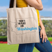 Er is geen plek zoals Washington Canvas tas