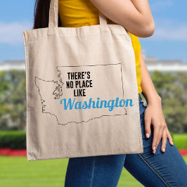 Er is geen plek zoals Washington Canvas tas