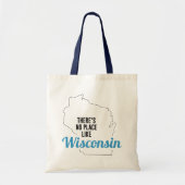 Er is geen plek zoals Wisconsin Canvas tas, mam Gi Tote Bag (Voorkant)